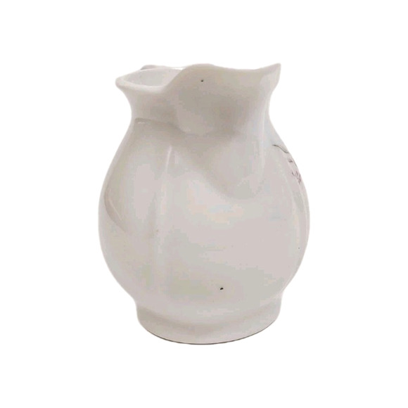 Mini Vintage Moss Rose Fine Porcelain Creamer Japan Red Letter - 3 3/8" Tall - Picture 8 of 9